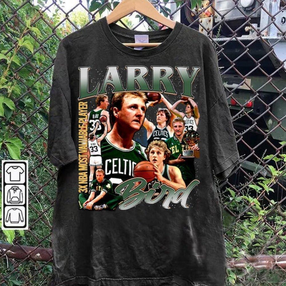 Larry Bird Retro American Basketball Legend Fan Graphic Unisex T Shirt